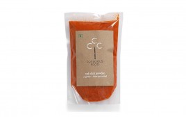 Conscious Food Red Chilli Powder Organic+iron-pounded  Pack  100 grams